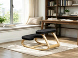 Wood Frame Ergonomic Kneeling Chair, Posture Support Office Chair with 264 lb Capacity 68314799