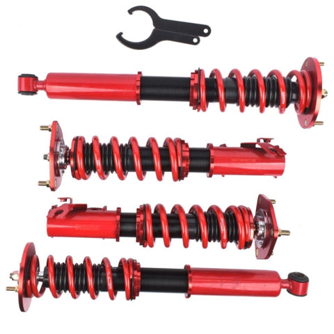 ZUN Coilovers Suspension Lowering Kit For Nissan S14 240SX 1995-1998 Adjustable Height 46841166