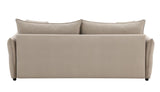 ZUN ACME Irina Sofa w/Sleeper, Beige Fabric LV03110