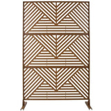 Outdoor & Indoor Privacy Metal Privacy 76" H48" W, Freestanding Decorative Privacy W465P193162