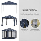 ZUN 3X3M Pop Up Canopy Party Tent -AS （Prohibited by WalMart） 61241325