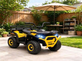 12V Kids 4-Wheeler ATV Quad, Ride-On Quad with Spring Suspension, LED Lights & Music USB for Ages 46342966