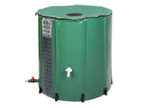 100gal PVC With Scale Rain Bucket Green 41132382
