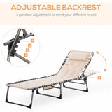 ZUN Folding Lounge Chairs / beach chair （Prohibited by WalMart） 94255091