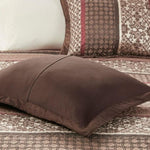 ZUN 5 Piece Jacquard Quilt Set with Throw Pillows Red Full/Queen B03597544