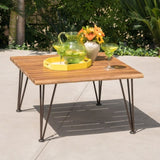 ZION INDUSTRIAL WOOD AND METAL COFFEE TABLE 62981.00