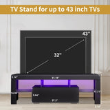 ZUN TV stand with Storage 43 inch LED Modern TV Media Console Entertainment Center with Drawer TV W162594684