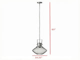 Black Industrial Pendant Light Fixtures with Adjustable Hanging Chain for Kitchen, Entryway, Bar 91734444