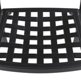 Cast Aluminum Patio Dining Chair 4PCS With Black Frame and Cushions In Random Colors W1710P166056