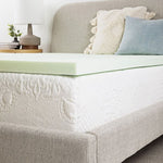 ZUN Cool Gel Memory Foam Mattress Topper, 2 inch, Queen Size B108131498