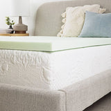 ZUN Cool Gel Memory Foam Mattress Topper, 3 inch, Queen Size B108131504