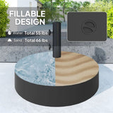 Black Heavy Duty Outdoor Umbrella Stand Base with Stand 01918130