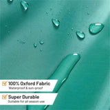 8 Ft Beach Umbrella With UV Protection 16-Ribbed Windproof Frame 72593657