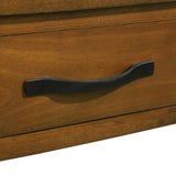 33.8'' Small Triangle Table, Wood Side Table for Small Spaces/ Living Room, 3 Tier End 82781296