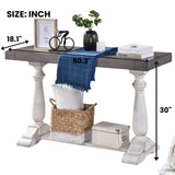 Sofa Tabe 30inch height pedestal table leg Farmhouse Design Retro Design Living room W2537P214262
