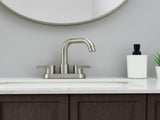 Bathroom Faucet 2 Handle 4 Inch Centerset Bathroom Sink Faucets 3 Hole with Pop Up Drain and Water 93519635