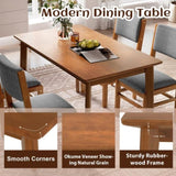 Mid-century Modern 47 inch Dining Table, Space-Saving Dinette for Home, Kitchen, Apartment, N752P271218D