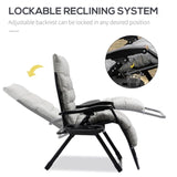 ZUN Folding Lounge Chairs / beach chair 99923463