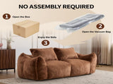 Giant Bean Bag Couch for Adults, Ultra Soft Fluffy Loveseat Bean Bag Sofa, Oversized Chase Lounge 88086941