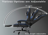 Gaming Chair with Pocket Spring Cushion and Footrest, Ergonomic Computer Chair for Adults, 32392327