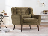 Modern Accent Chair,Chenille Arm Chairs for Living Room,Upholstered Mordern Armchair,Comfy Soft W1028102389