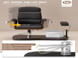 Pedicure Chair No Plumbing, Ergonomic Portable Pedicure Station Unit for Nail Teach, 360 Rotation 85911305