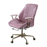 ZUN Pink Office Chair with Swivel B062P215467