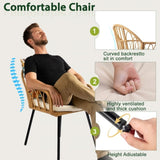 4 Pieces Patio Dining Chair Set, Outdoor Rattan Chairs for Patio, Backyard, Balcony, Garden 48338884