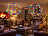 2 Pack Christmas LED Ball Lights, 12in & 16in RGB Light Balls with Remote Timer, 8 Modes & 8 74555864