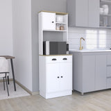 ZUN Albany Kitchen Pantry with 3-Doors Cabinet and Drawer B200P188855