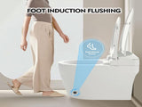Heated Seat Smart Toilet, One Piece Toilet, Automatic Flush Tank Less Toilet without Bidet, with 05790649