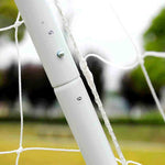 ZUN 365×182×120CM Steel Tube Soccer Goal Training Set White 76667039