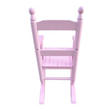 ZUN Children's rocking light pink chair- Indoor or Outdoor -Suitable for kids-Durable 98976983