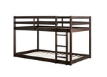 ZUN Solid Wooden , Solid Rubber Wooden Twin over Twin Loft Bed with Ladder ,Upper and Bottom Bed W504P191655