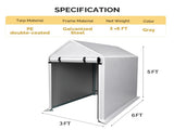 3x6 FT Storage Shed, Heavy Duty Bike Tent 06448681