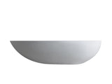 67" Freestanding Solid Surface Bathtub, Luxury Engineered Stone Resin Freestanding Soaking Bathtub W1573P175001