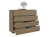 Aralia Drawer Dresser, Four Drawers, Superior Top, Natural Oak B097P474285