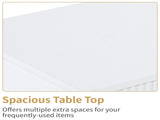 White P2 Particle Board and Density Board Wavy Pattern Drawer Front Six-Level Seven-Drawer Cabinet 57854360