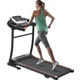 ZUN Folding Treadmill Electric Running 2.5HP Motor 300LBS Weight Capacity Walking Jogging 69516694