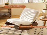 Comfortable Glider Rocking Chair, High-Quality Upholstery Glider Chair, Solid Wood Frame, Perfect W2105P145995