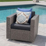 PUERTA MP1 Swivel Patio Chair with Cushions N757P252761G