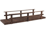 5 ft Wooden Garden Bridge Arc Footbridge 02049237