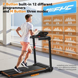 Treadmill with Incline Running Machine 2.5HP Quiet Brushless, 300 Lbs Capacity, App, Pulse Sensor 83490289