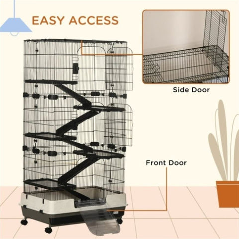 ZUN Hamster Cage/small animal cage/Pet cages （Prohibited by WalMart） 07450950