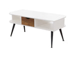 ZUN White Coffee Table for Living Room 23540126