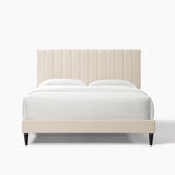 Normsman Dove Tufted Upholstered Platform Bed - Pearl White - Queen W2193134292