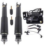 ZUN Pair Rear Shock Absorbers + Air Compressor Pump Set For Cadillac Escalade Chevrolet Suburban Tahoe 84710593