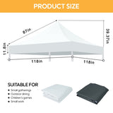 10x10 Canopy Replacement Top for Pop Up Canopy Tent and 4PC Pack Canopy Weight Bag W419P287601