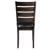 Black and Espresso Ladder Back Side Chairs B062P182738
