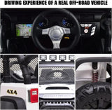 Large Wheels 2 Seater Kids Electric Car Powerful Electric Ride On Truck w/Remote Control, 2 Speeds, 23918294